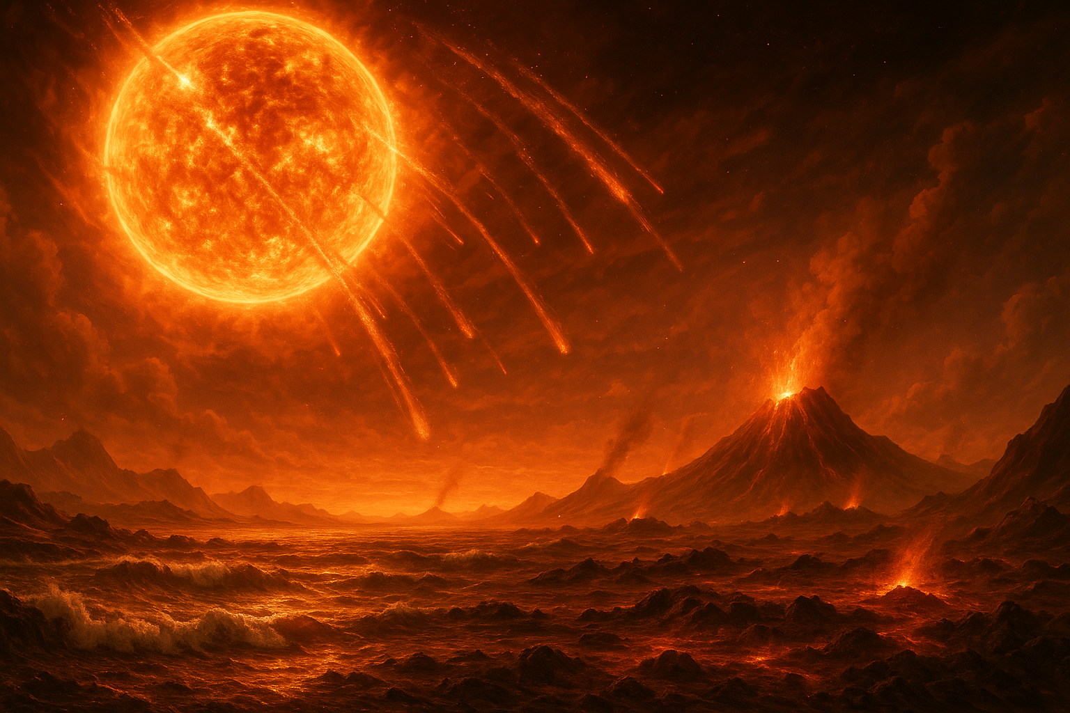 Acte de création la vie sur Terre serait née grâce aux « super-éruptions » du jeune Soleil