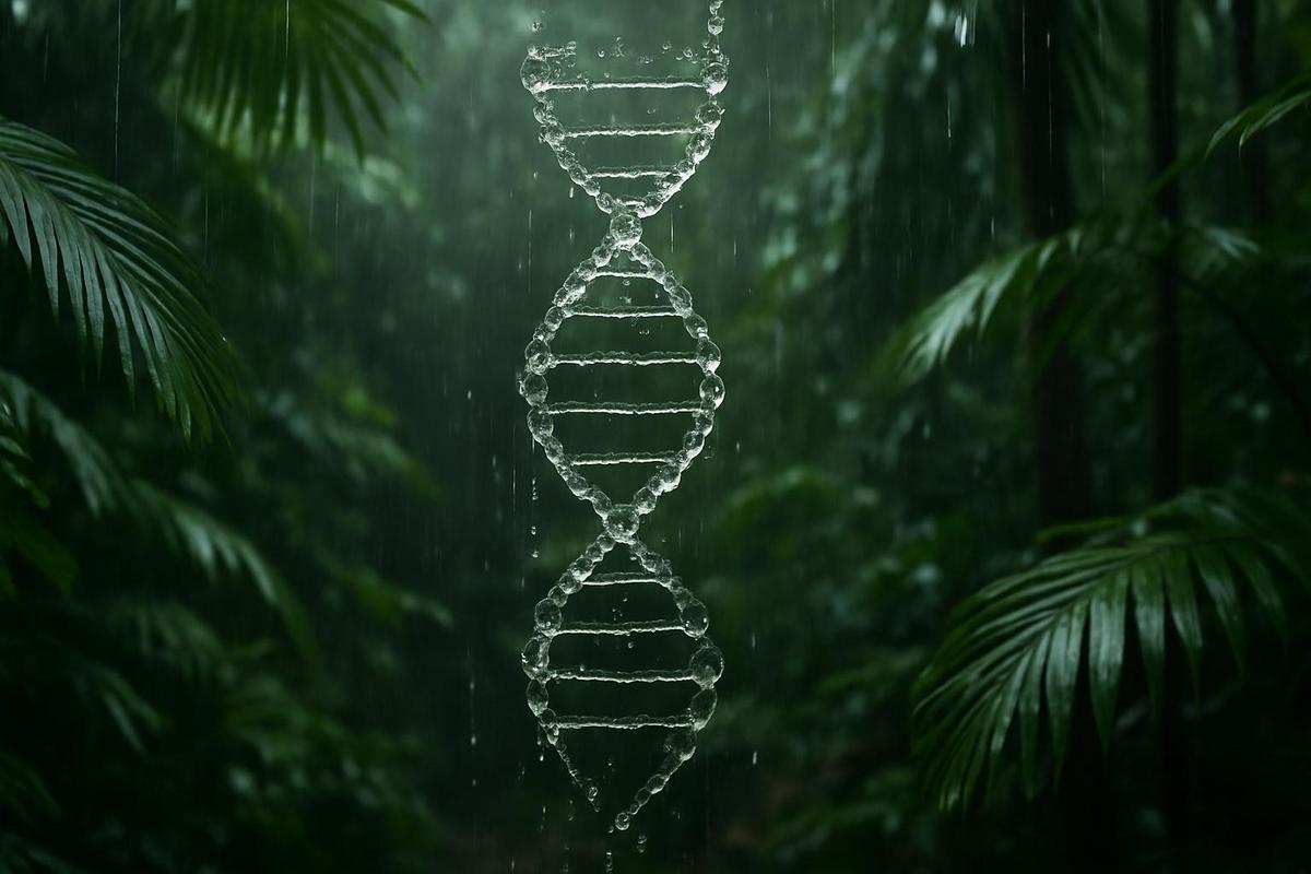 Et si l’ADN de pluie était la clé de la jungle ?