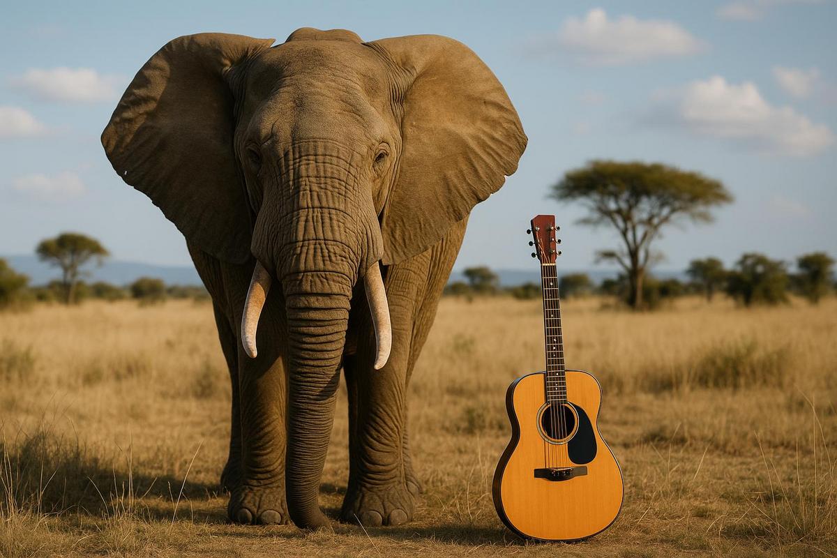 Sans les éléphants, plus de guitares : une découverte alarmante des scientifiques