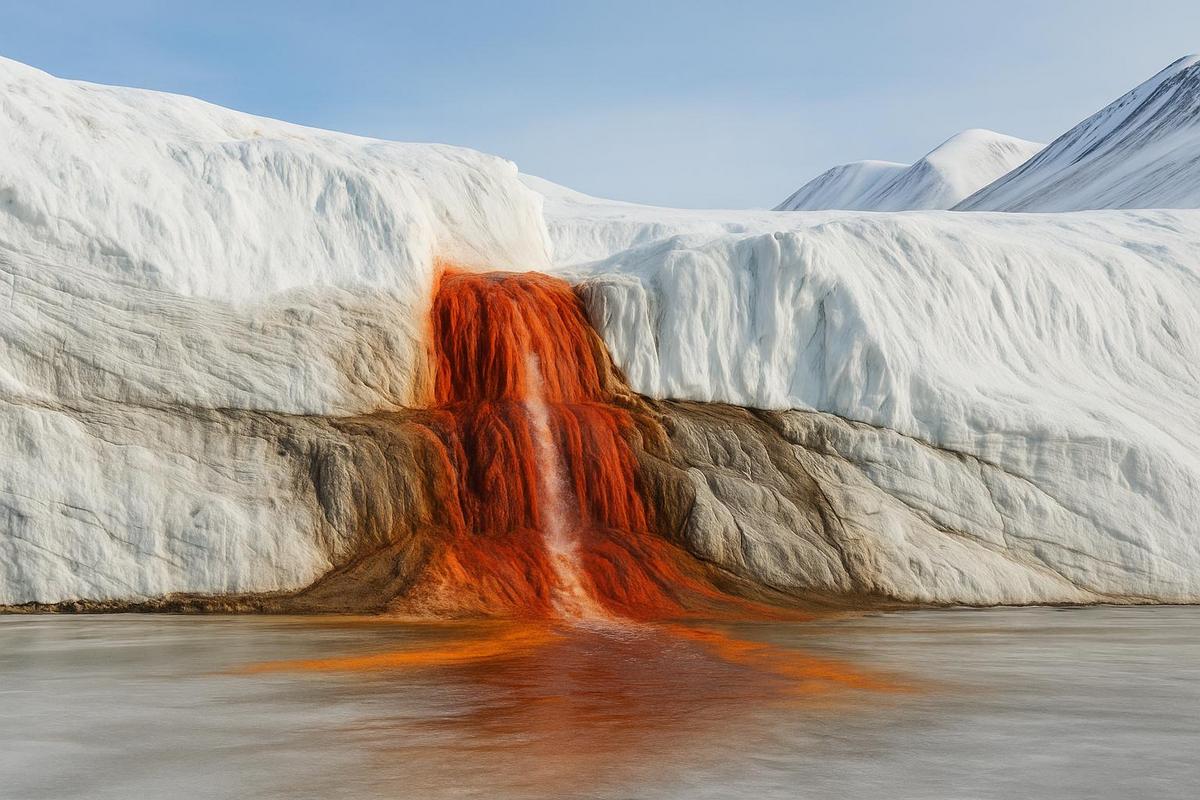 Cette cascade de sang en Antarctique cache un secret vieux de 1,5 million d’années