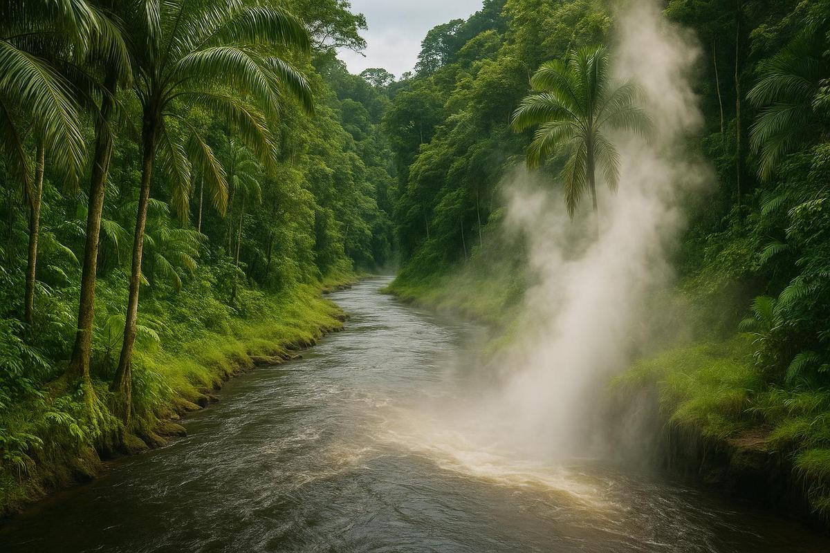 Cette rivière en Amazonie atteint presque 100 °C : un phénomène unique au monde