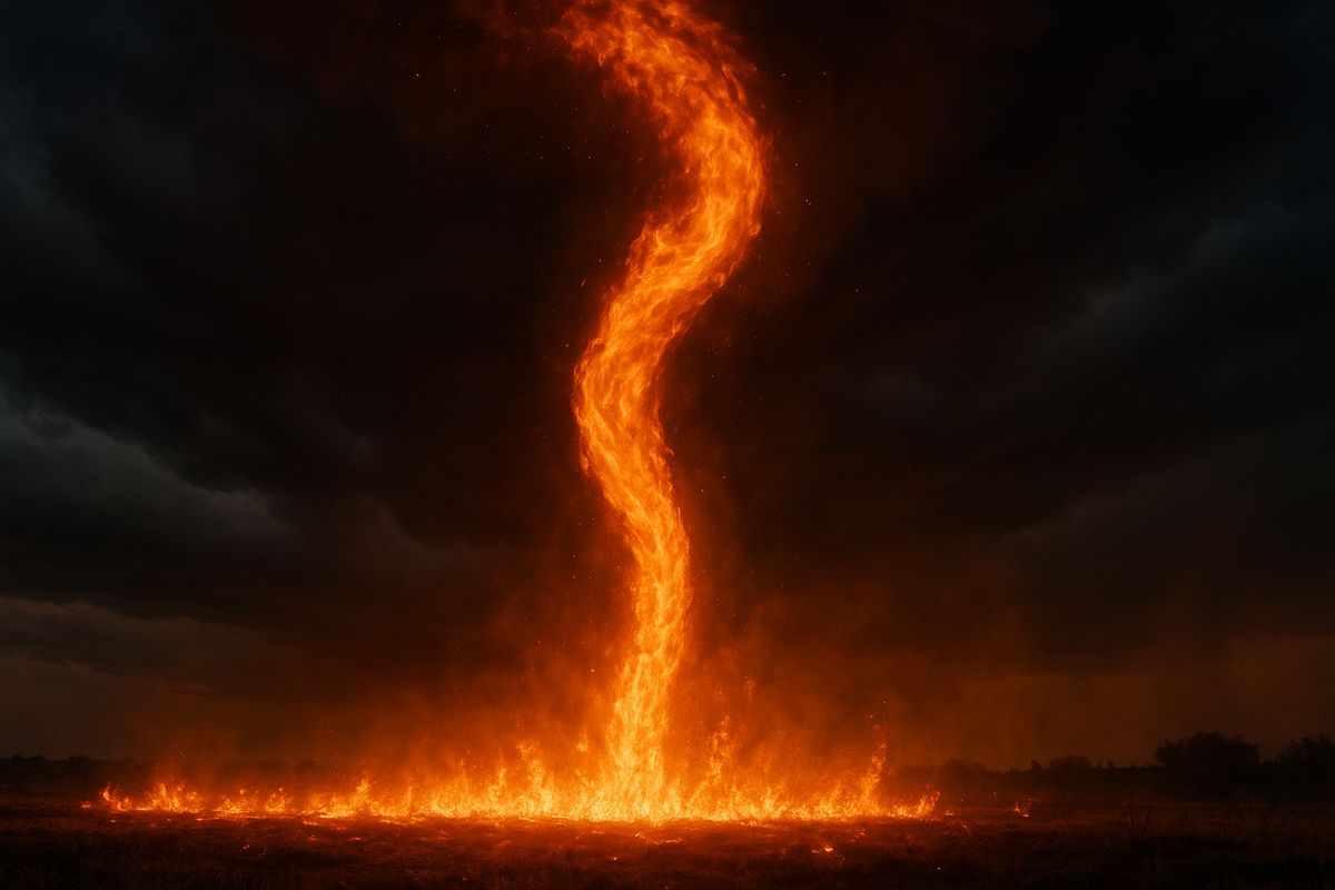 tornade de feu